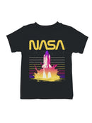 Officially Licensed Nasa Retro Space Shuttle Blast Youth's T-shirt