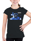 Officially Licensed Nasa Astronaut Selfie - Adventure Youth's T-shirt