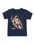 Officially Licensed Nasa Astronaut Cosmic Surfing Youth's T-shirt