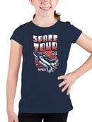 Officially Licensed Nasa Space Tour 58: Shuttle Adventure Youth's T-shirt