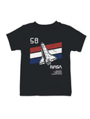 Officially Licensed Nasa Space Shuttle Vintage 58 Design Youth's T-shirt