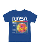 Officially Licensed Nasa Retro Globe Design 1958 Youth's T-shirt