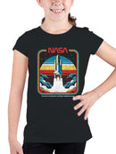 Officially Licensed Nasa Vintage Space Shuttle Blastoff Youth's T-shirt