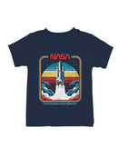 Officially Licensed Nasa Vintage Space Shuttle Blastoff Youth's T-shirt