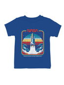 Officially Licensed Nasa Vintage Space Shuttle Blastoff Youth's T-shirt