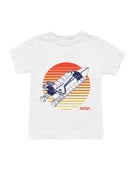Officially Licensed Nasa Shuttle Retro Sunset Design Youth's T-shirt