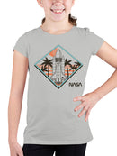Officially Licensed Nasa Retro Space Shuttle Design Youth's T-shirt