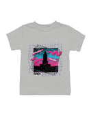 Officially Licensed Nasa Retro Neon Rocket Launch Design Youth's T-shirt