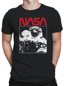 Officially Licensed Nasa Astronaut Spacewalk Art Men's T-shirt
