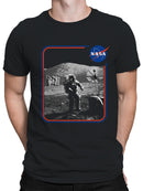 Officially Licensed Nasa Moon Landing Commemorative Design Men's T-shirt