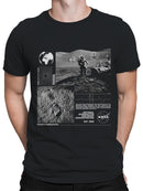 Officially Licensed Nasa First on the Moon Design Men's T-shirt