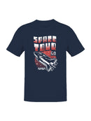 Officially Licensed Nasa Space Tour 58: Shuttle Adventure Men's T-shirt