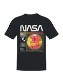 Officially Licensed Nasa Retro Globe Design 1958 Men's T-shirt