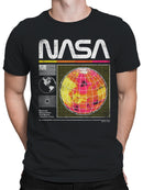 Officially Licensed Nasa Retro Globe Design 1958 Men's T-shirt