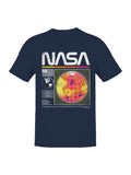 Officially Licensed Nasa Retro Globe Design 1958 Men's T-shirt