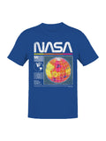 Officially Licensed Nasa Retro Globe Design 1958 Men's T-shirt