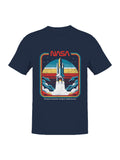 Officially Licensed Nasa Vintage Space Shuttle Blastoff Men's T-shirt