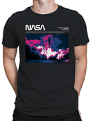 Officially Licensed Nasa Space Shuttle Neon Launch Men's T-shirt