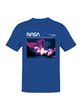 Officially Licensed Nasa Space Shuttle Neon Launch Men's T-shirt