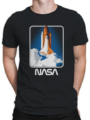 Officially Licensed Nasa Space Shuttle Launch Graphic Men's T-shirt