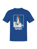 Officially Licensed Nasa Space Shuttle Launch Graphic Men's T-shirt