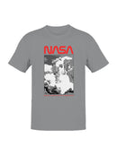 Officially Licensed Nasa Space Shuttle Launch Art Men's T-shirt