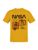 Officially Licensed Nasa Space Exploration Design Men's T-shirt