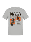 Officially Licensed Nasa Space Exploration Design Men's T-shirt