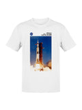 Officially Licensed Nasa Saturn V Rocket Launch Men's T-shirt