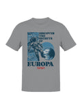 Officially Licensed Nasa Discover Europa's Secrets Men's T-shirt