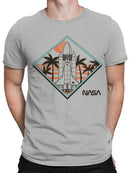 Officially Licensed Nasa Retro Space Shuttle Design Men's T-shirt