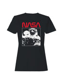 Officially Licensed Nasa Astronaut Spacewalk Art Women's T-shirt