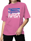Officially Licensed Nasa Space Shuttle Retro Design Women's T-shirt