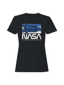 Officially Licensed Nasa Space Shuttle Retro Design Women's T-shirt