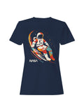 Officially Licensed Nasa Astronaut Cosmic Surfing Women's T-shirt