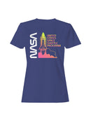 Officially Licensed Nasa Vintage Space Shuttle Launch Women's T-shirt