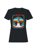 Officially Licensed Nasa Vintage Space Shuttle Blastoff Women's T-shirt