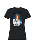 Officially Licensed Nasa Space Shuttle Launch Art Women's T-shirt