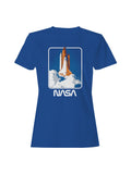 Officially Licensed Nasa Space Shuttle Launch Art Women's T-shirt