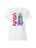 Officially Licensed Nasa Retro Space Shuttle Graphic Women's T-shirt