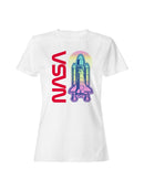 Officially Licensed Nasa Retro Space Shuttle Graphic Women's T-shirt