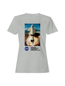 Officially Licensed Nasa Saturn V Rocket Launch Art Women's T-shirt