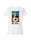 Officially Licensed Nasa Saturn V Rocket Launch Art Women's T-shirt