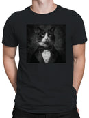 Dapper Cat in Tuxedo Portrait Men's T-shirt