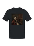 Victorian Cat Pianist Portrait Men's T-shirt