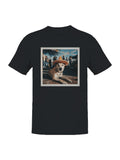 Fiesta Canine in Sombrero Men's T-shirt