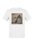 Sphynx Cat in Egyptian Desert Men's T-shirt