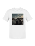 Road Trip with a Wolf Companion Men's T-shirt