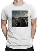 Road Trip with a Wolf Companion Men's T-shirt