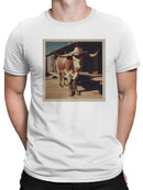 Cowboy Longhorn with Hat & Boots Men's T-shirt